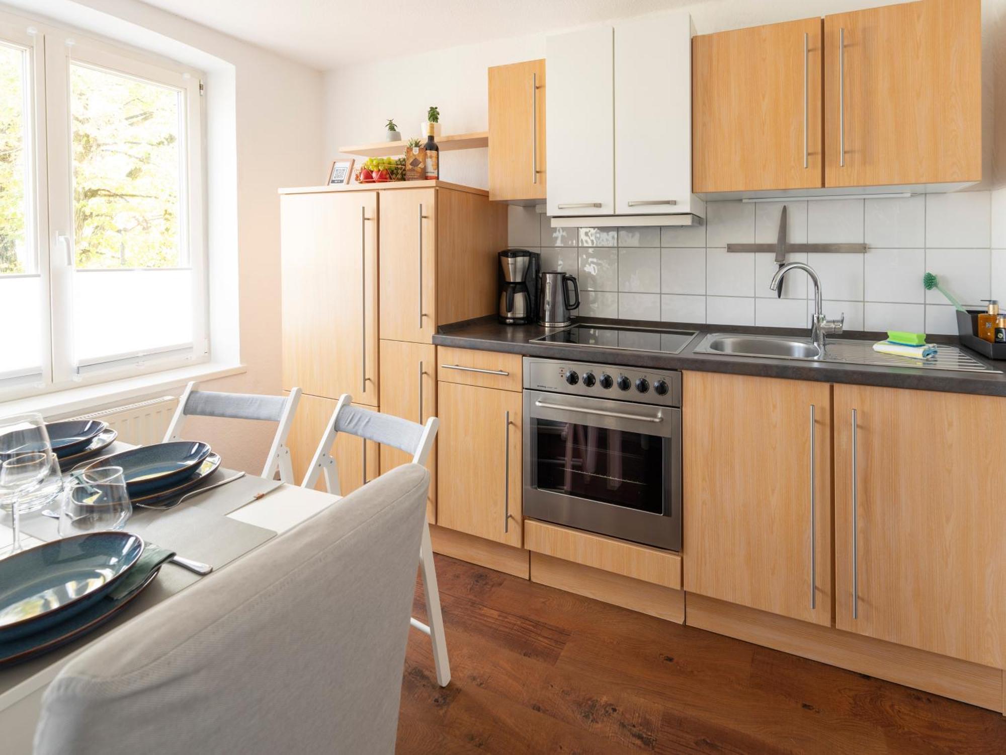 Schlosskoenig - Modernes & Zentrales Apartment Mit Balkon Und Arbeitsplatz Schwerin  Eksteriør bilde