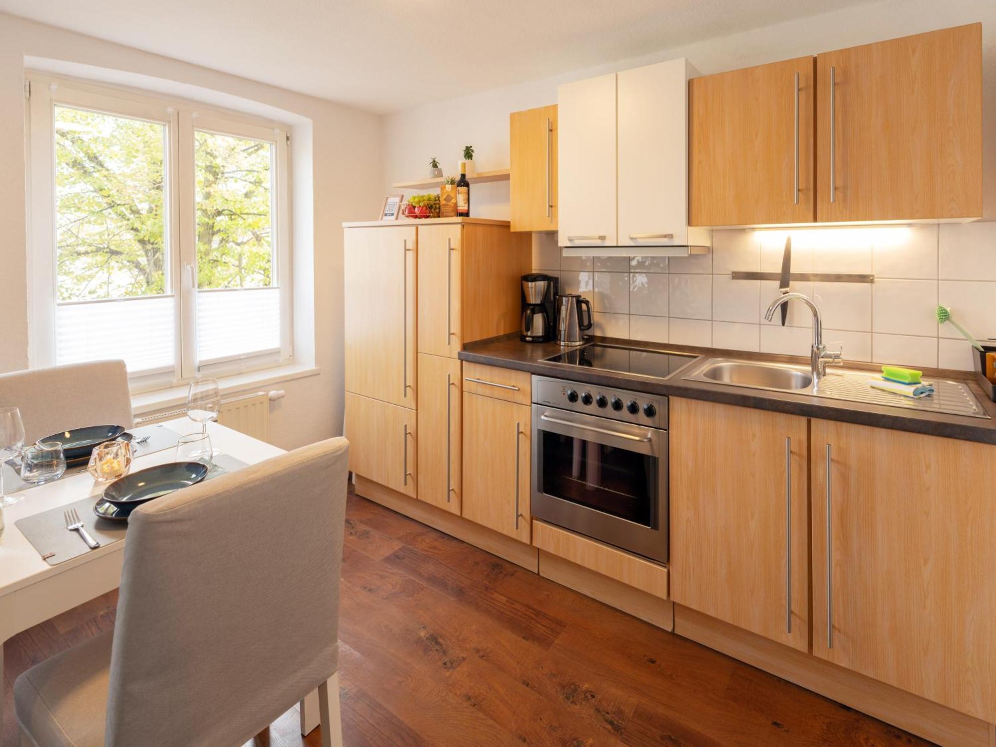 Schlosskoenig - Modernes & Zentrales Apartment Mit Balkon Und Arbeitsplatz Schwerin  Eksteriør bilde